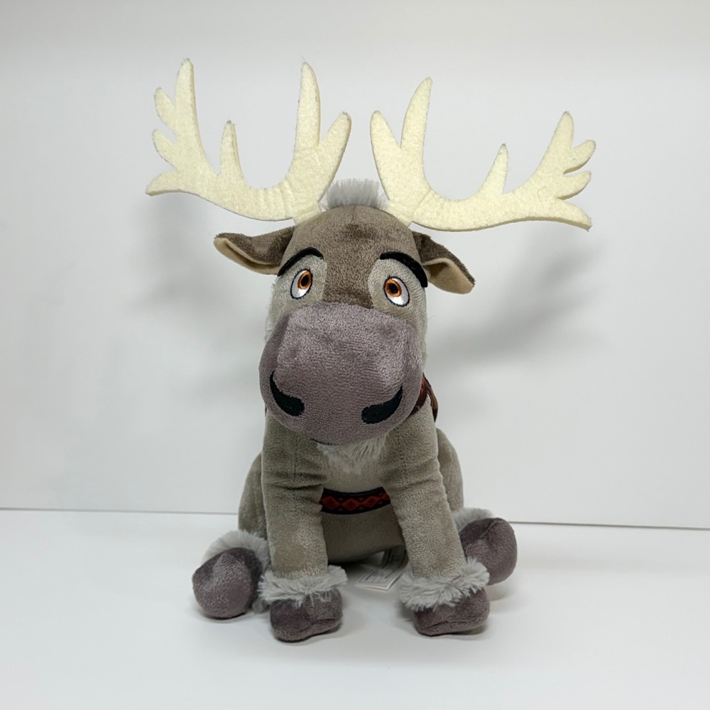 Disney Frozen Sven Reindeer Plush Unisex 13" Brown Disneycore Movie Kidcore Toy